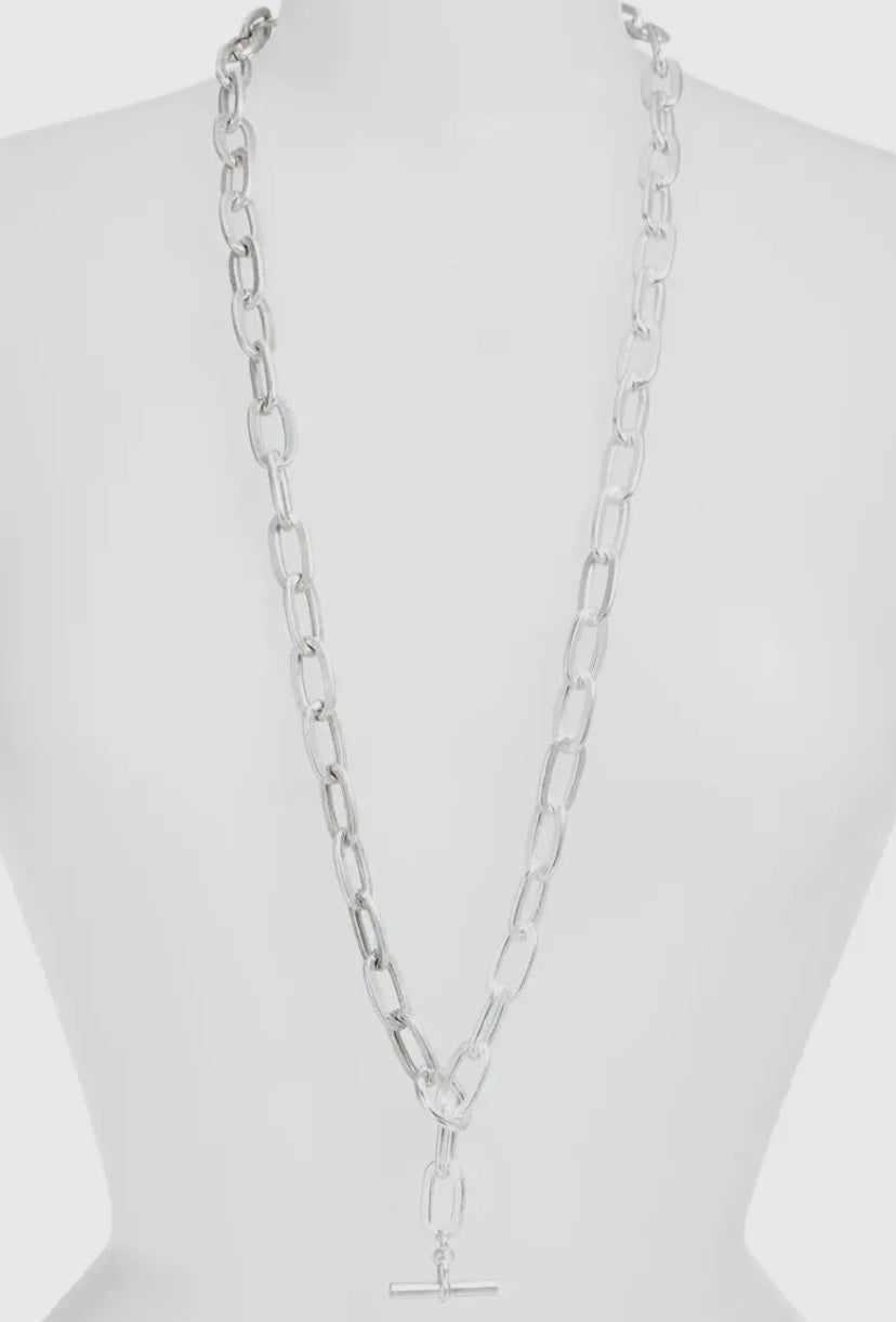 Thick Link Long Chain Necklace