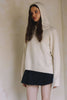 KNIT HOODIE SWEATER T0013: OLIVE