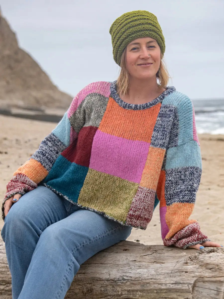 Mohair Patch Sweater
