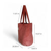 Corduroy Large Tote Bag – Coral Pink (Coral)