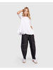 Papaya Relaxed Pants, Black Denim
