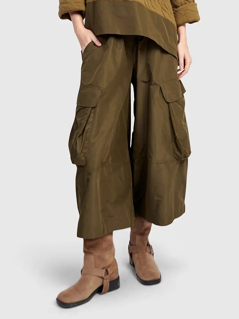 Urban Wide Cargo Pants, Khaki