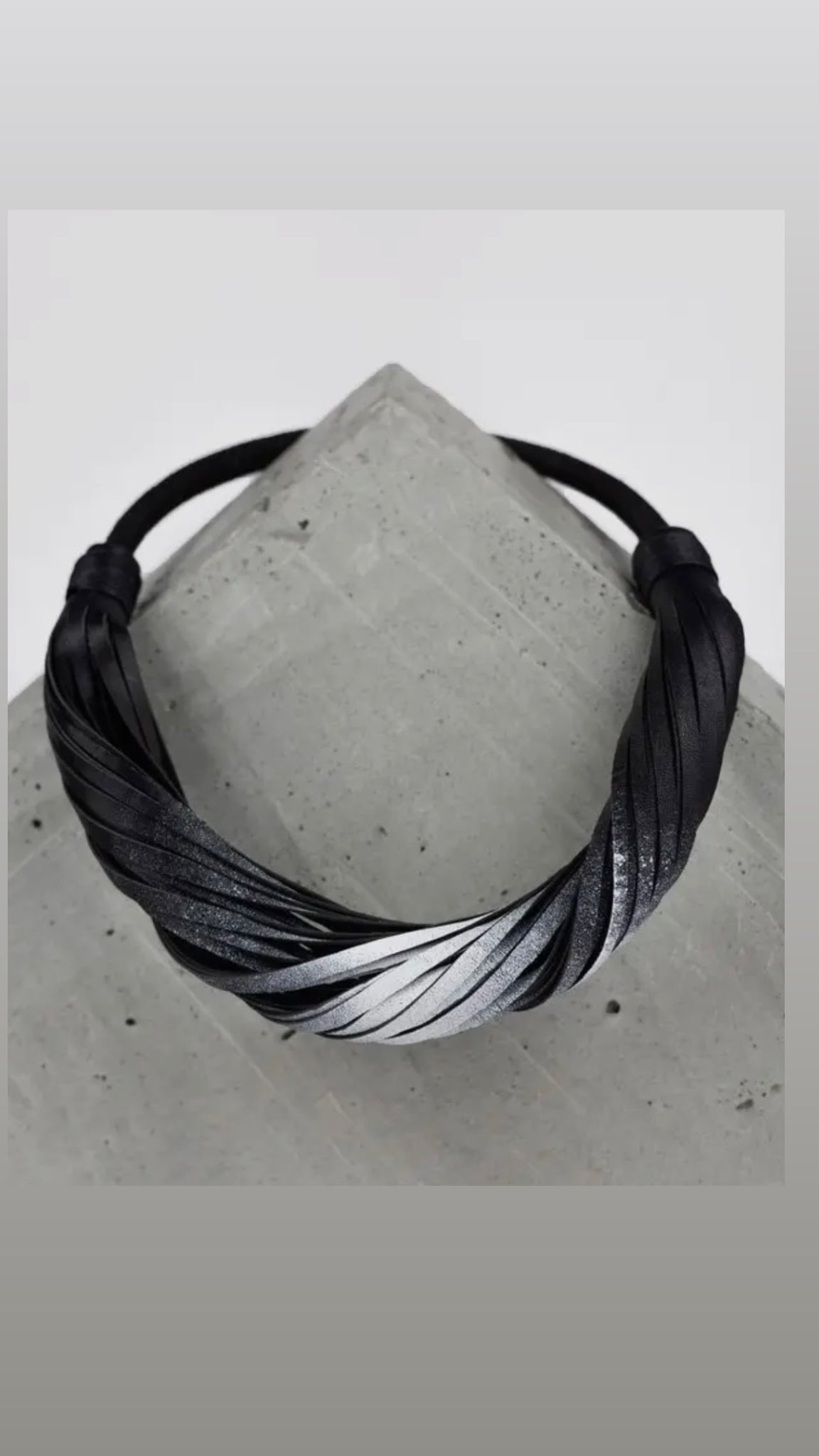 Multistrand Leather Necklace