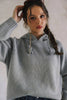 KNIT HOODIE SWEATER T0013: OLIVE