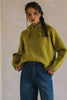 KNIT HOODIE SWEATER T0013: OLIVE