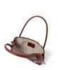 Italian Handmade Vegetable Tanned Leather Shoulder Bag: LIGHT CHOCOLATE