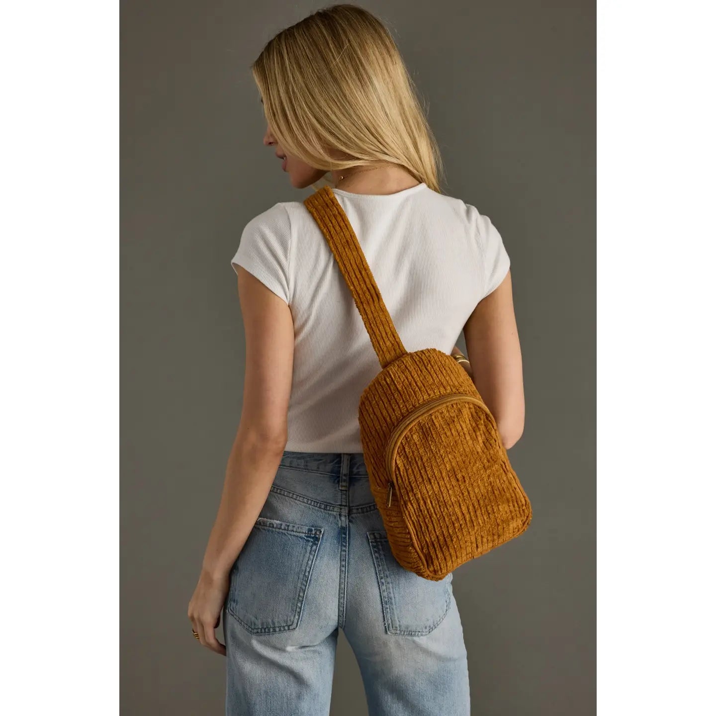Corduroy Sling Bag