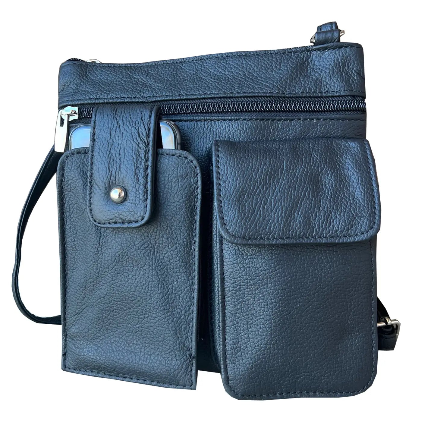 Leather Crossbody with Adjustable Strap