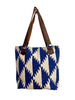 Blockprint Pyramid Shoulder Bag