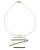 Shūji Square Pendant Necklace | Silver-Tone, 18