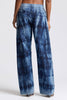 Mid-Rise Tie-Dye Curve Jeans: Navy Tiedye