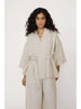 Linen Wrap Top, Organic Natural Linen