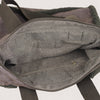 Faux Suede Large Shoulder Bag – Black (Cene)
