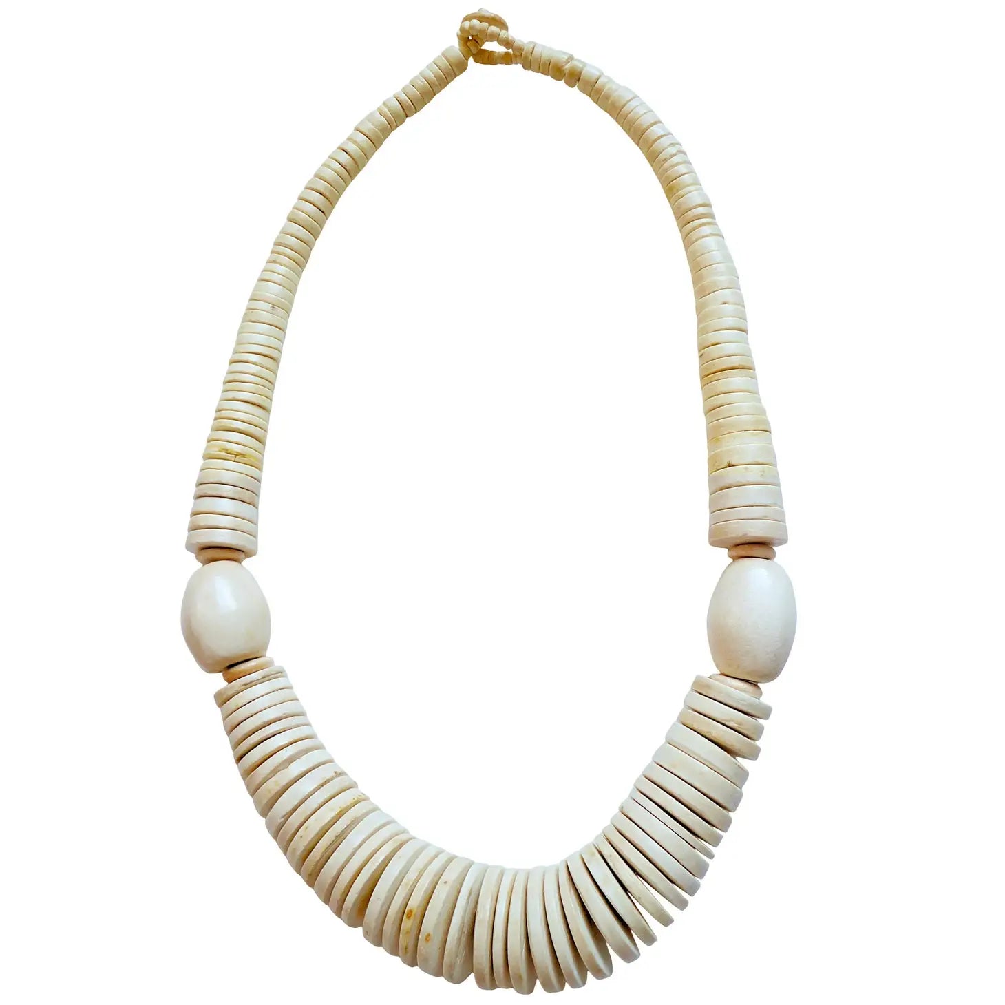 Oval shell necklace