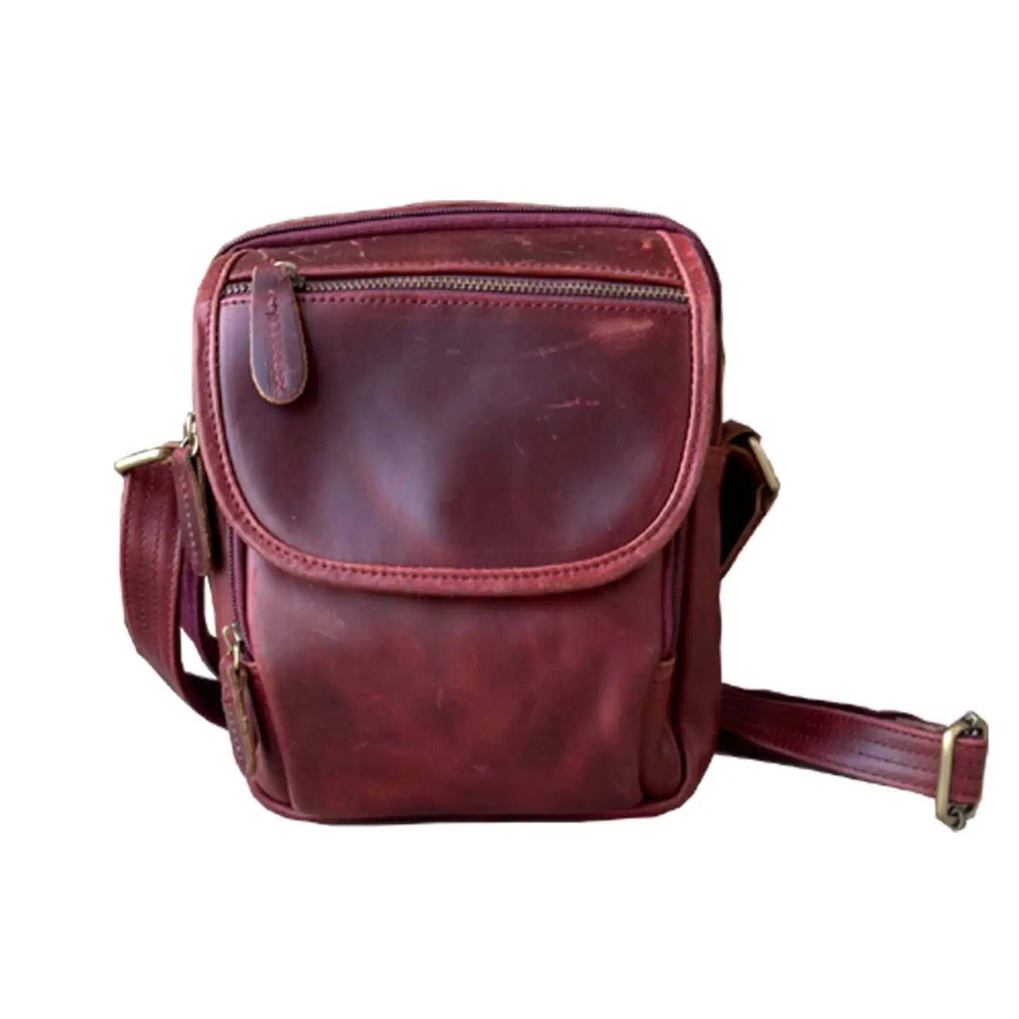 Vintage Cowhide Crossbody