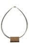 N-matt Satori Reversible Magnetic Closure Pendant: Silver/mgm