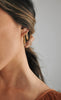 Coco Hoops | Gold Rounded Rectangle Huggie Hoops