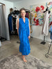 Sleeveless Cotton Long Dress