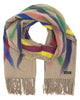 Colourful Stripes Needle Punch Wrap: Frappé