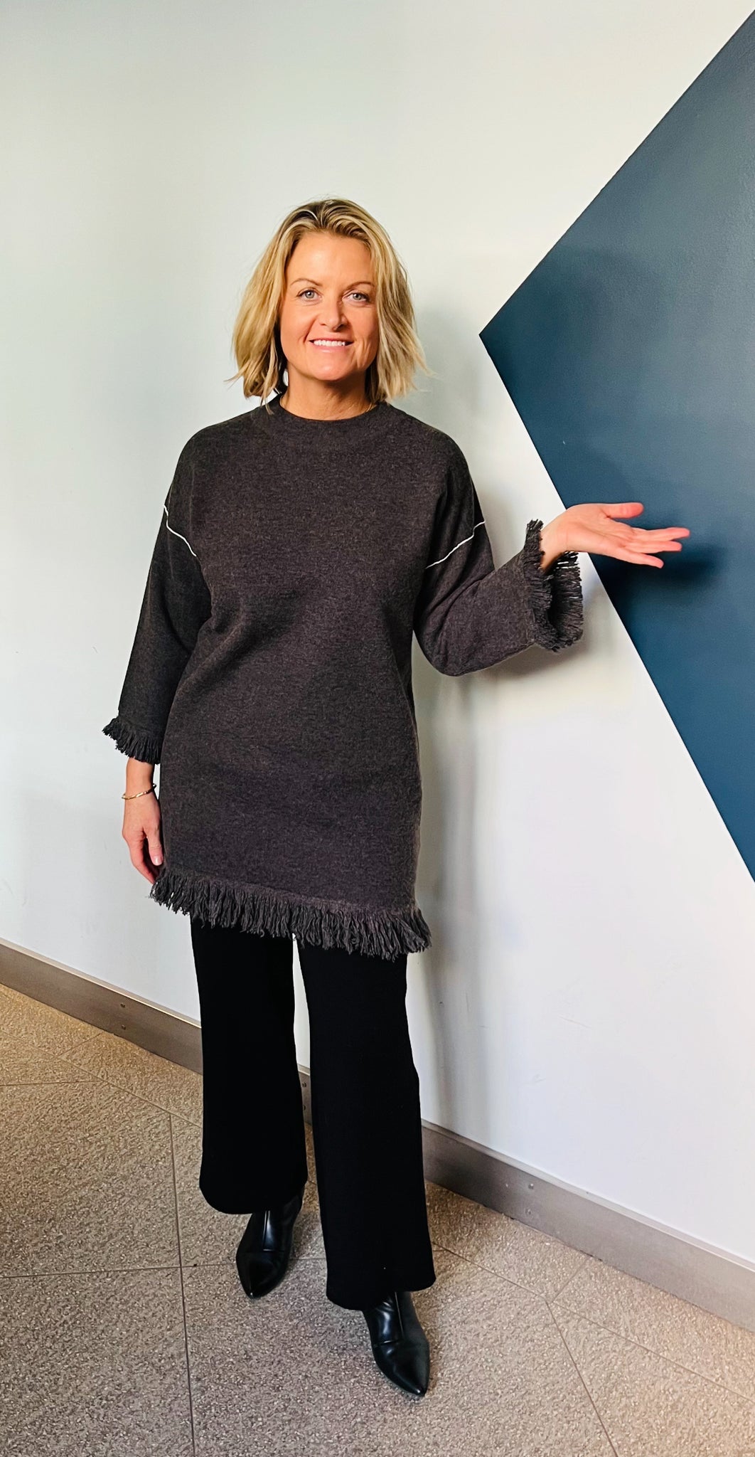Susie Knitted Sweater Dress/Tunic