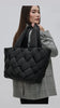 Intuition East West Woven Nylon Tote