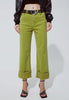 Straight Leg Jeans with Cropped Hem