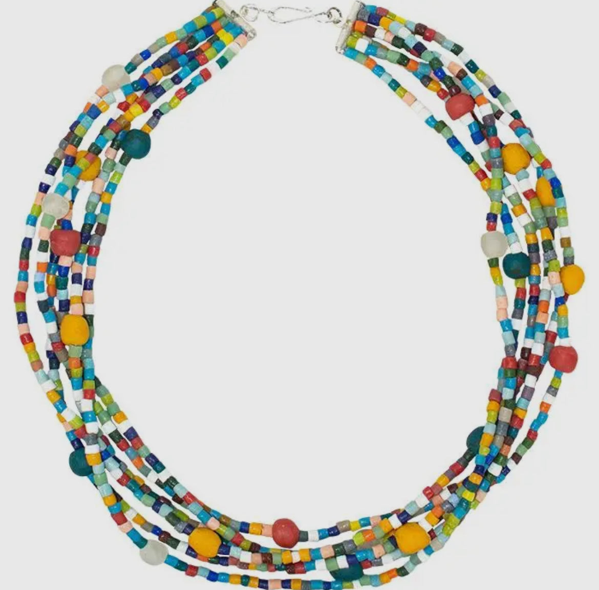 Glass Rainbow Necklace