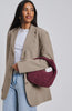 Genuine Suede Leather Clutch