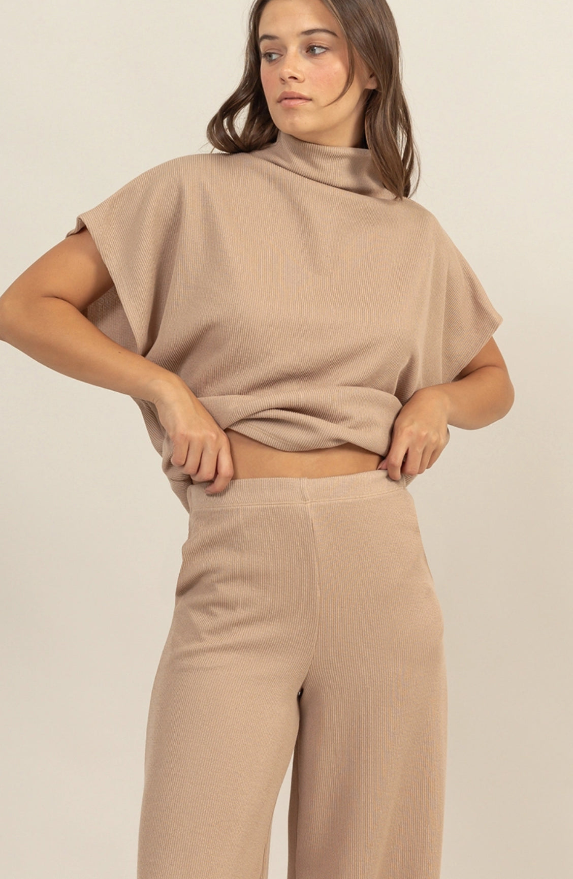 Dolman sleeve top and pants set