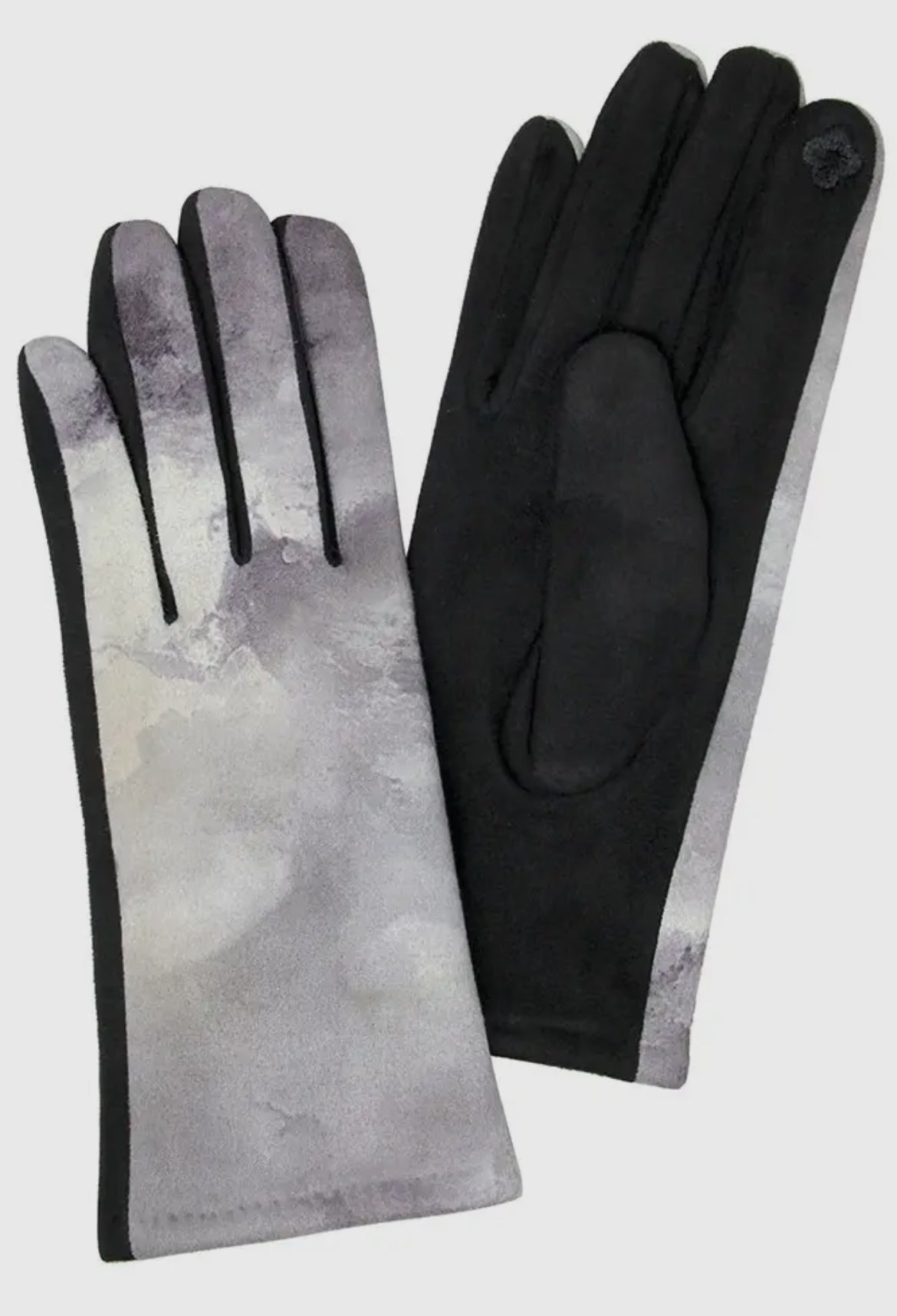 Tie Dye Watercolor Warm Smart Touch Gloves