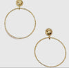 Large Frontal Hoop Earrings