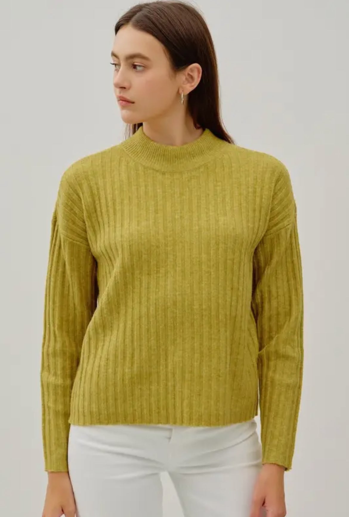 Ultra Soft Mock Neck Sweater