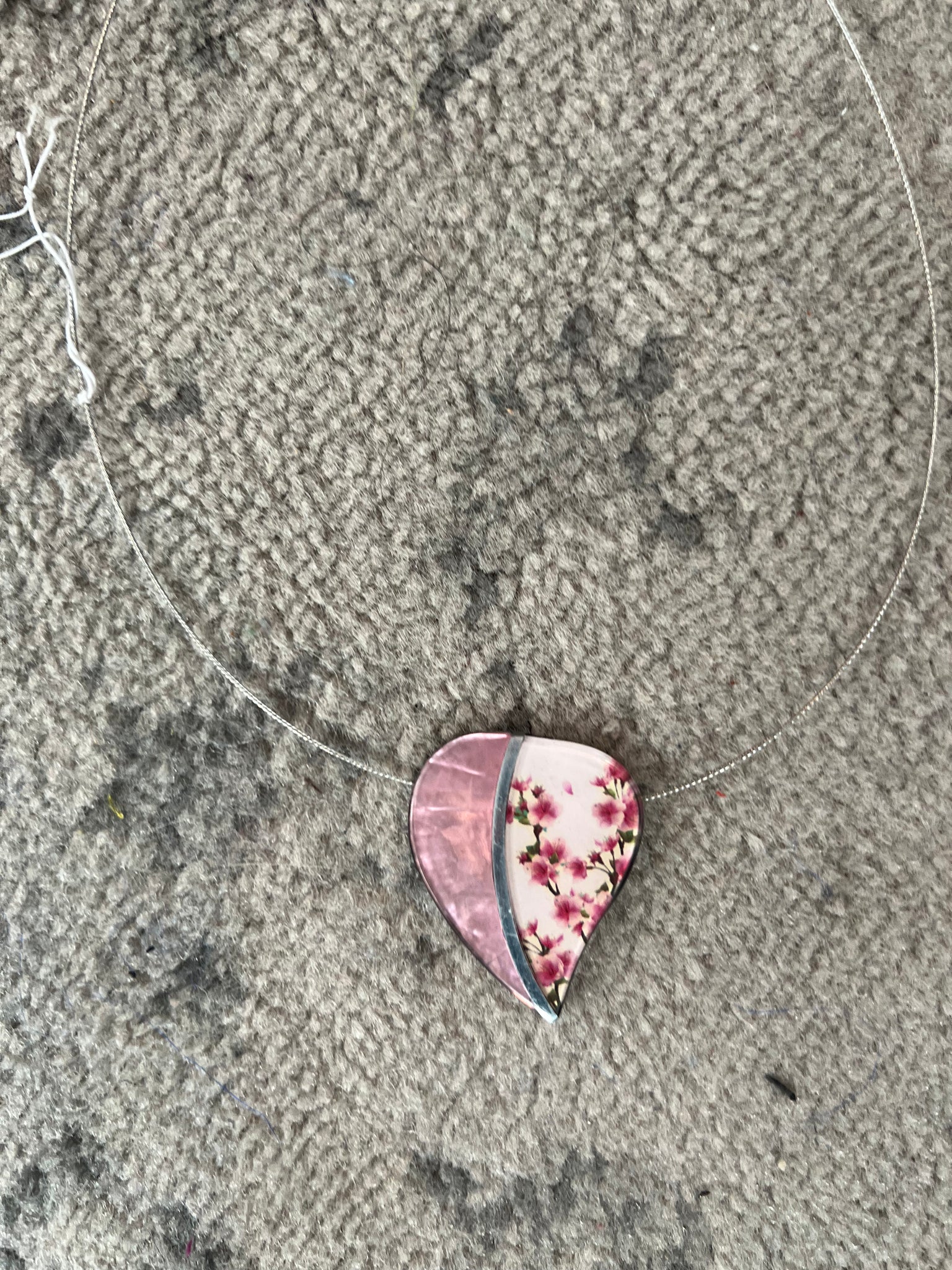 Oxidized Silver Necklace