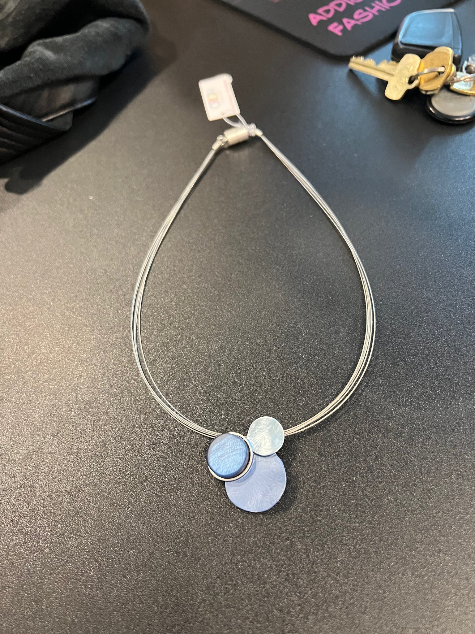 Oxidized Silver Necklace