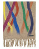 Colourful Stripes Needle Punch Wrap: Frappé