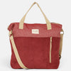 Corduroy Large Handbag – Burgundy (Arde)