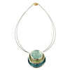 3 stack Pendant Necklace with magnetic closure