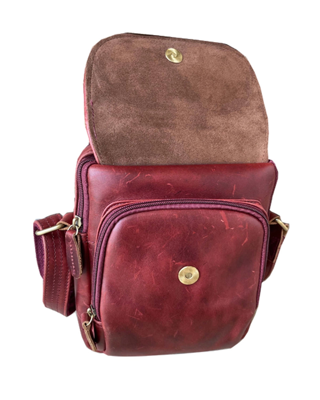 Vintage Cowhide Crossbody