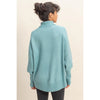 Oversized High Low Turtleneck Sweater
