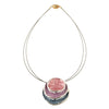 3 Stack Pendant Necklace with magnetic closure