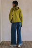 KNIT HOODIE SWEATER T0013: OLIVE