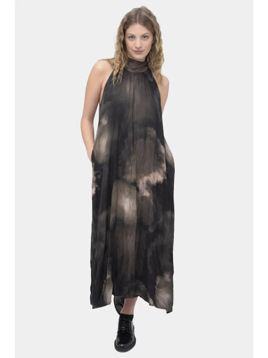 Tie-Dye Long Tank Dress