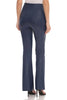 Stretch Faux leather flare pants - dark blue